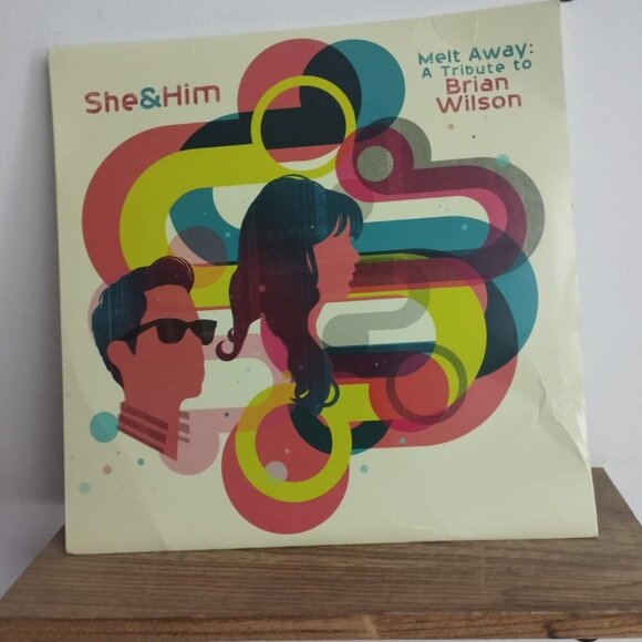 She & Him - Melt Away A Tribute To Brian Wilson Green Colored Vinyl - Picture 5 of 6